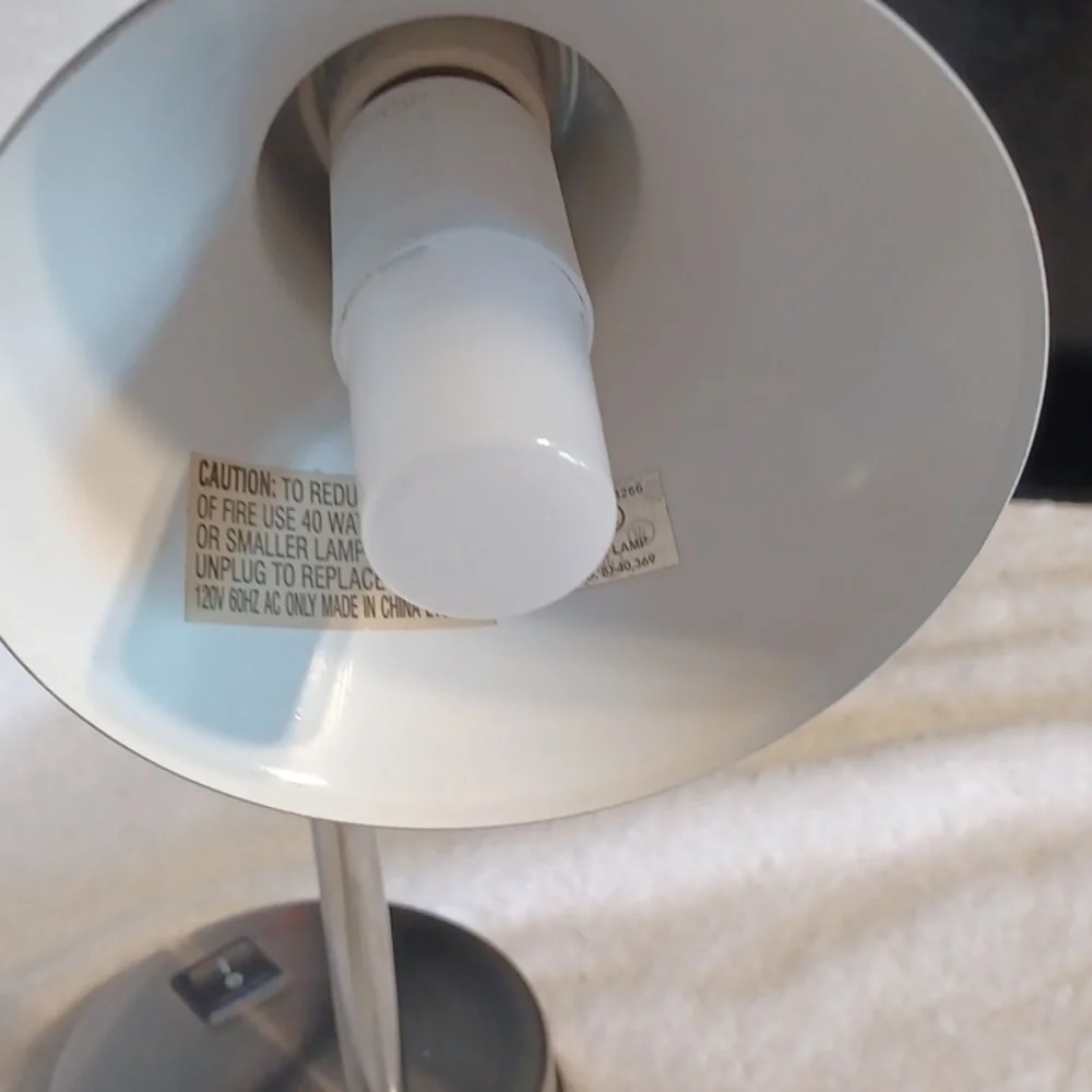 Desk lamp reading lamp chrome bedside table lamp